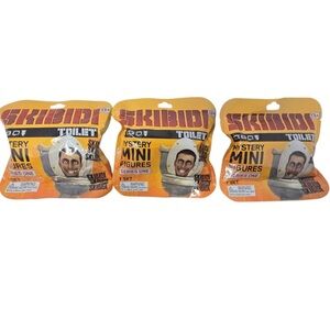 3 Skibidi Toilet Mystery Mini Figures Series One